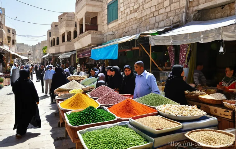 팔레스타인 정치 구조와 지도자들 - A Glimpse of Daily Life in Ramallah**

A high-resolution photograph capturing a vibrant and bustling...